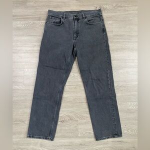 Cos‎ Slim Leg Cropped Length Mid Rise Gray Jeans Women’s Size 31